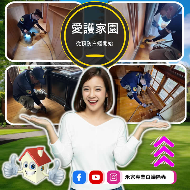 白蟻防治服務首選，愛護家園從預防白蟻開始