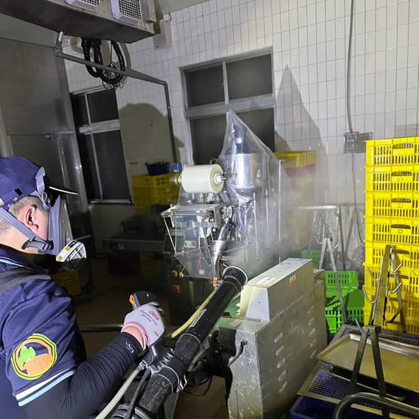 台南食品工廠環境消毒防治