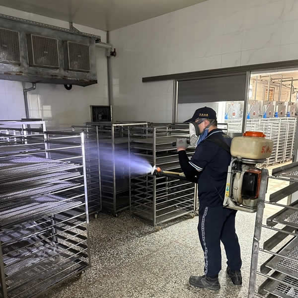 台南食品工廠環境消毒防治